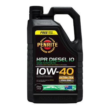 Penrite HPR Diesel 10 10W-40 Semi Synthetic Diesel Engine Oil 5L  - HPRD10005 (Pickup Only)