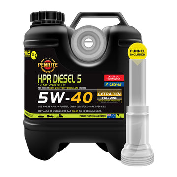 Penrite HPR Diesel 5 5W-40 5W40 Semi Synthetic Engine Oil 7L - HPRD5007 (Pickup Only)