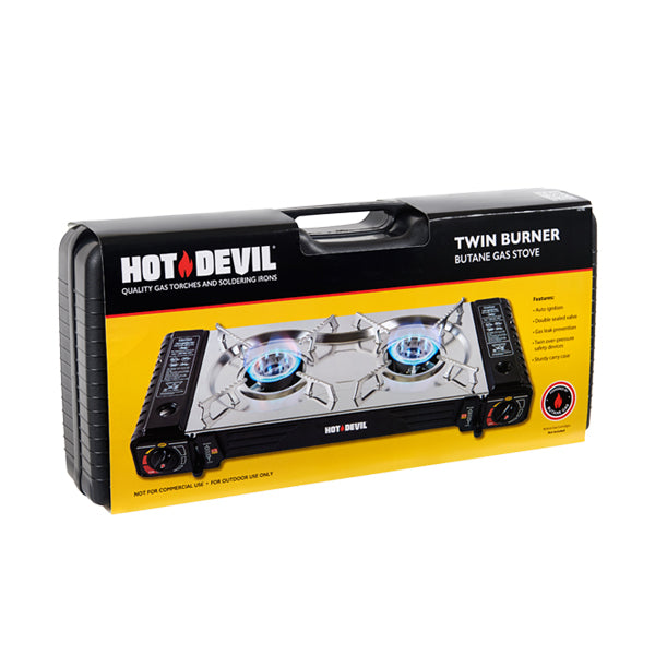 HOT DEVIL TWIN BURNER STOVE - HDTBS