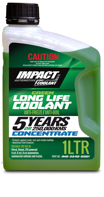 Impact Coolant Green Long Life Concentrate 1L IM8-3240-0001