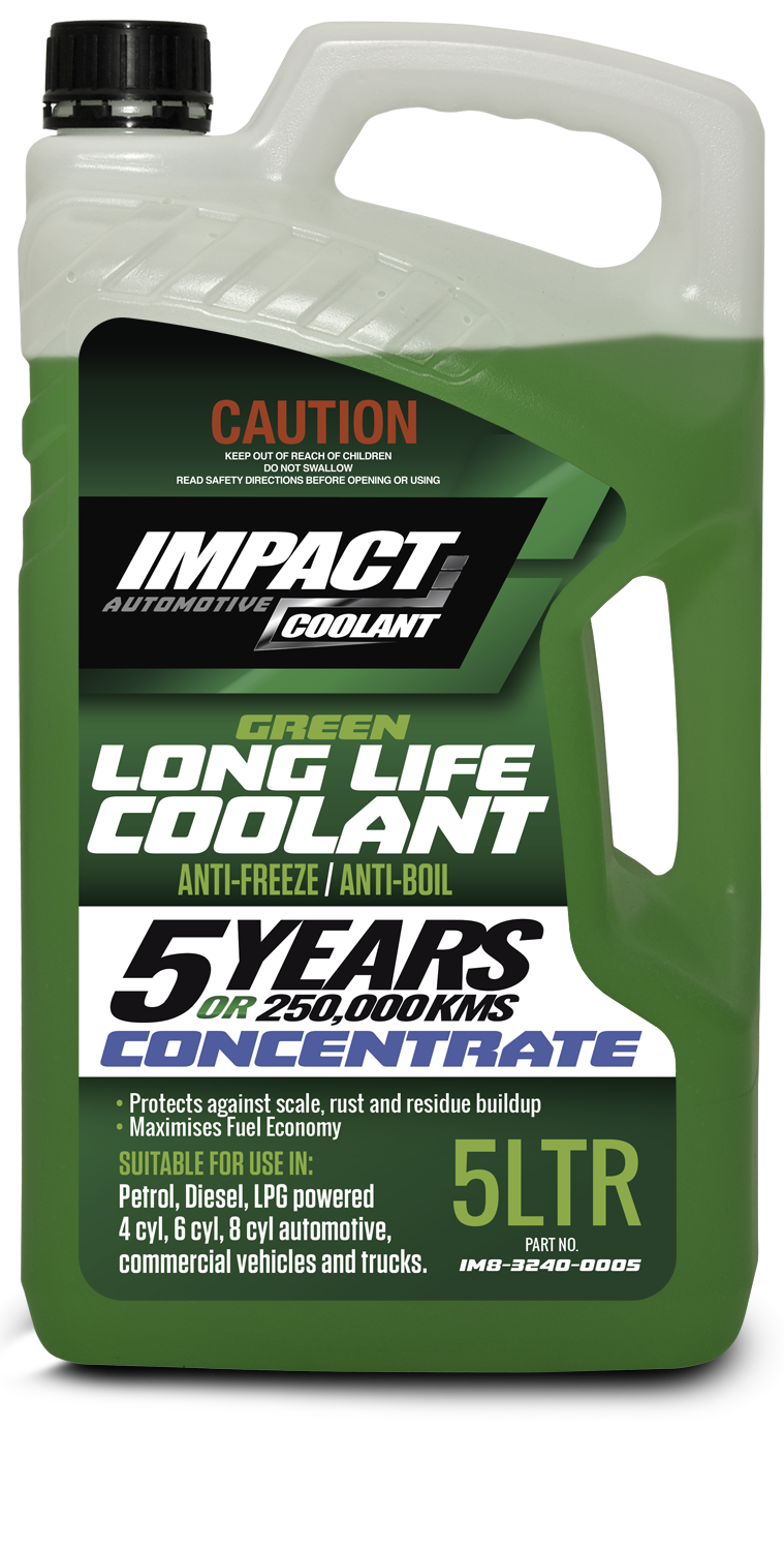 Impact Coolant Green Long Life Concentrate 5L IM8-3240-0005