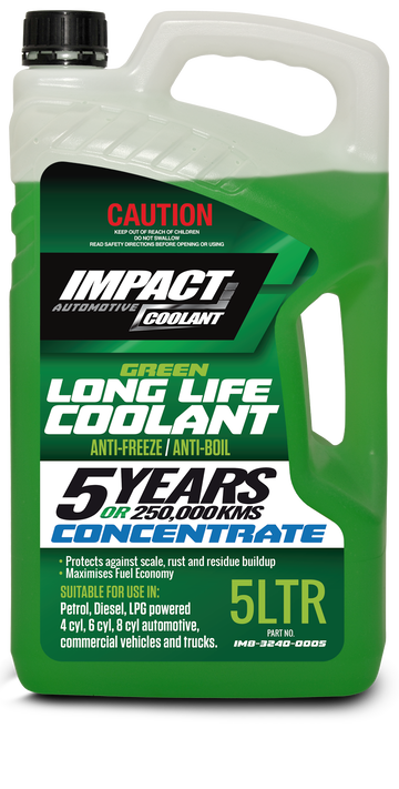 Impact Coolant Green Long Life Concentrate 5L IM8-3240-0005