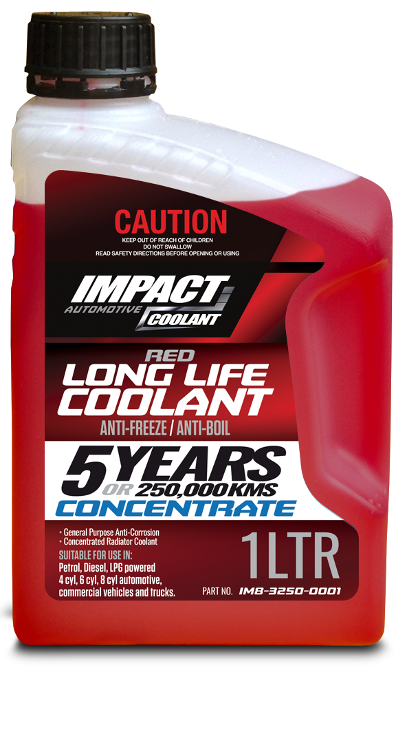 Impact Coolant Red Long Life Concentrate 1L IM8-3250-0001