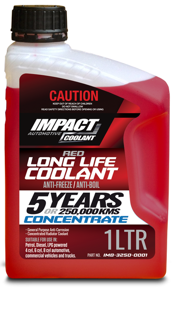 Impact Coolant Red Long Life Concentrate 1L IM8-3250-0001