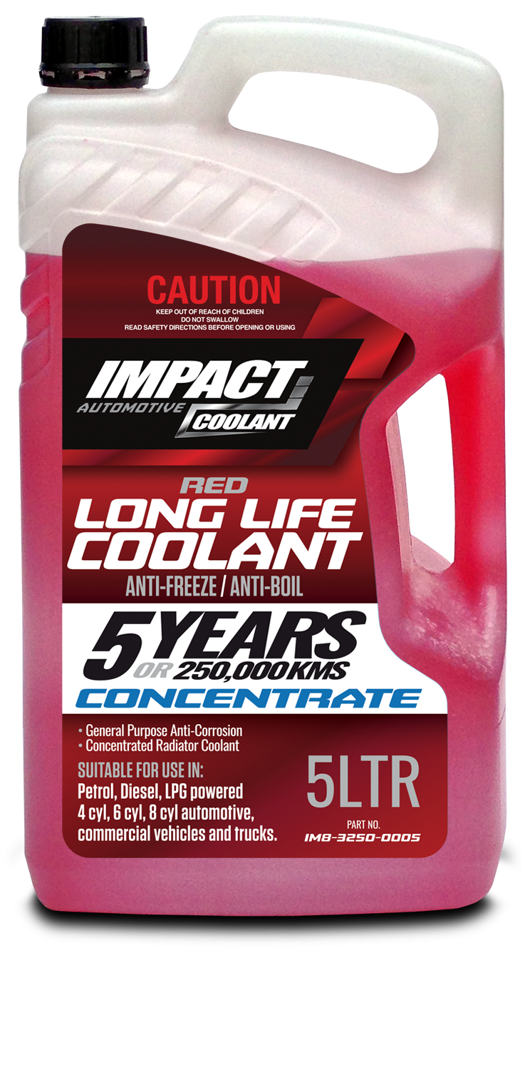 Impact Coolant Red Long Life Concentrate 5L IM8-3250-0005