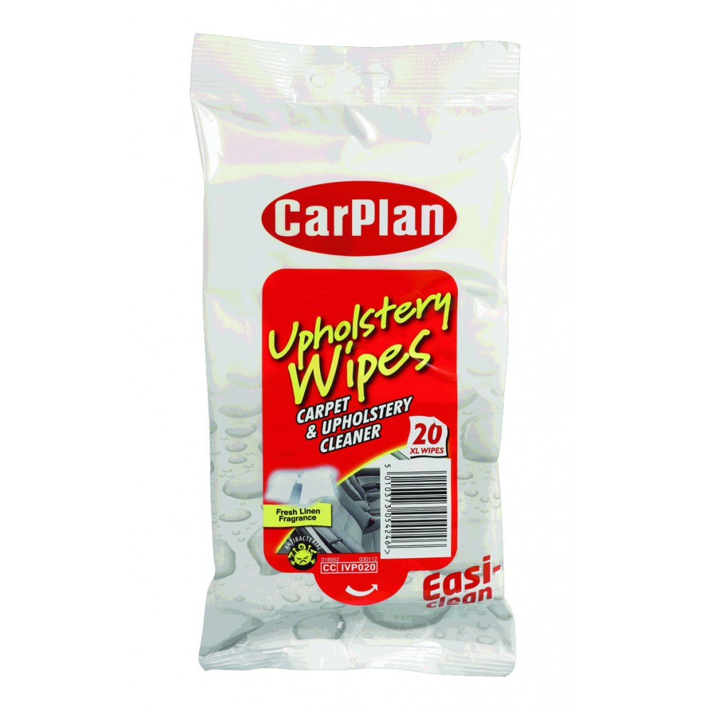 Carplan Anti-Bacterial Upholstery Wipes - IVP020