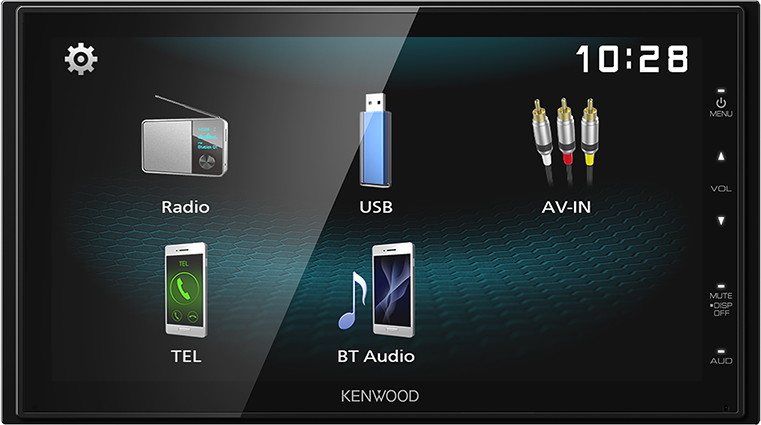 KENWOOD DMX1025BT 6.8" Capacitive Touch Screen, AV, BT, Steering wheel controls