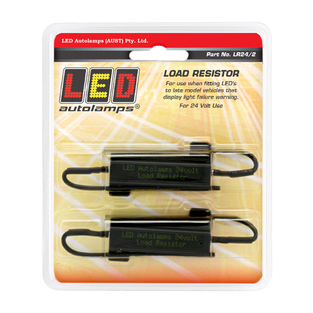 LED Autolamps LR24/2 LED Dummy Load Resistors - 24 Volt