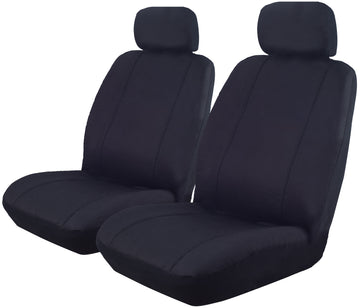 Ilana Car Seat Covers Outback Canvas Size 30 Universal Deploy Safe Black - OUT30DSBLK