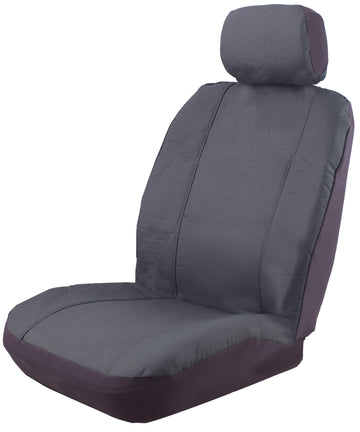 Ilana Car Seat Covers Outback Canvas Size 30 Universal Deploy Safe Charcoal - OUT30DSCHA