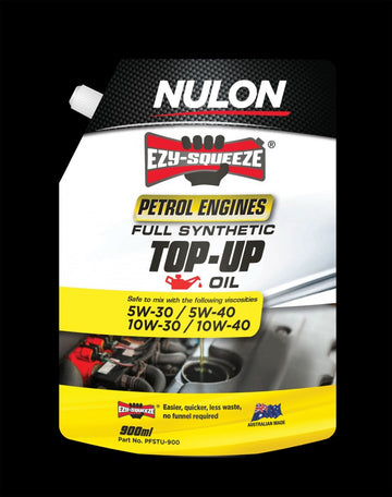 Nulon PFSTU-900 Full Synthetic Petrol Engine Top-Up Oil 900ml