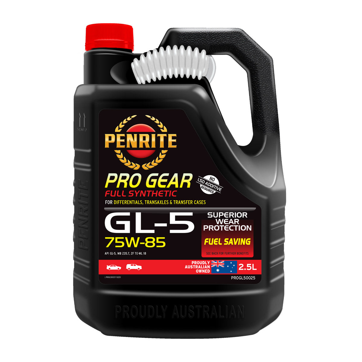 Penrite Pro Gear GL-5 75W-85 Full Synthetic 2.5L  - PROGL50025 (Pickup Only)