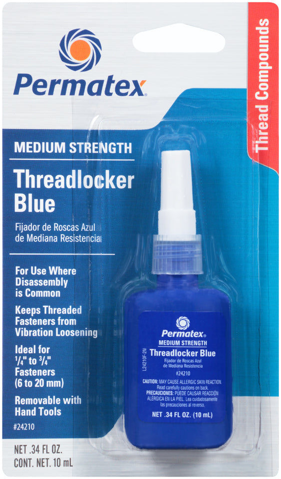 Permatex Medium Strength Thread Locker 10Ml - 24210