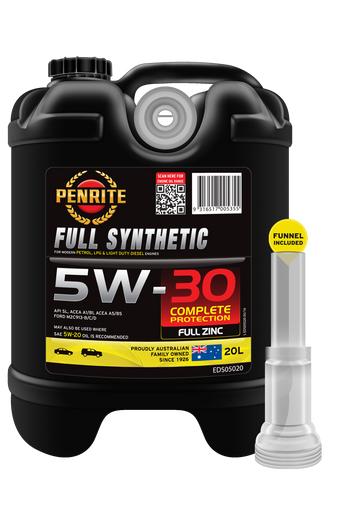 Penrite Full Synthetic Engine Oil 5w30 5W-30 20L EDS05020