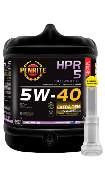 Penrite HPR 5 Full Synthetic Engine Oil 5w40 5W-40 20L HPR05020