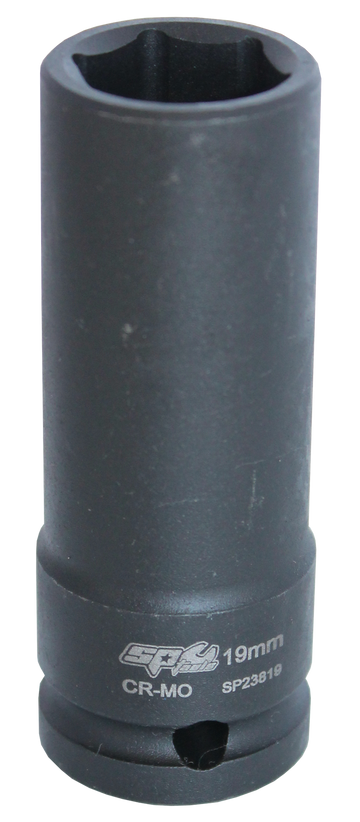 SP Tools 1/2 inch Dr Deep Impact Sockets - 6pt Metric - Individual, Size: 8mm - SP23808