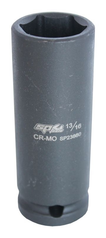 SP Tools 1/2 inch Dr Deep Impact Sockets - 6pt SAE - Individual, Size: 1/2 inch  - SP23855