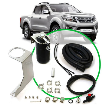 SAAS Oil Catch Tank Full Kit suit Navara D23 2.3L 2015 - On - ST4104-1014