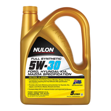 Nulon SYNFE5W30-5 5W-30 Fuel Efficient Engine Oil Full Synthetic 5L