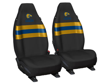 AFL Seat Cover West Coast Eagles Universal Size 60 Front Pair - PPAFLEAG6/2