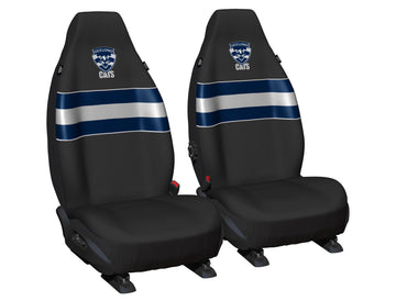 AFL Seat Cover Geelong Universal Size 60 Front Pair - PPAFLGEE6/2