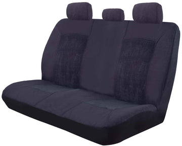 Ilana Charisma Seat Covers Universal 06H Black Rearseat - CHA06HBLK