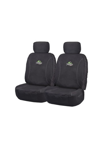 Trailblazer Universal 30/35 Airbag Front Canvas Seat Cover - Black - TRA3504