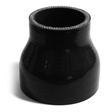 SAAS Straight Silicone Reducer 76 x 51mm (3 x 2 Inch), 76mm Length - Black - SSH517676