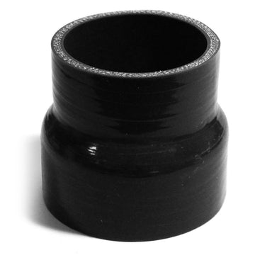 SAAS Straight Silicone Reducer 70 x 63mm (2.75 x 2.5 Inch), 76mm Length - Black - SSH637076