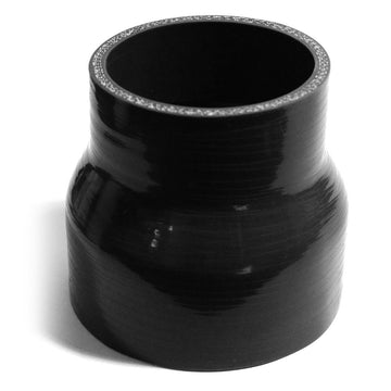 SAAS Straight Silicone Reducer 102 x 76mm (4 x 3 Inch), 102mm Length - Black - SSH76102102