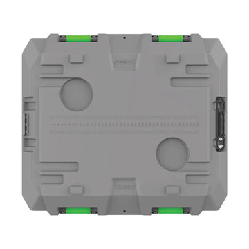 TRED GT Storage Box 25L - Shallow - Grey with Green - T54SBSG