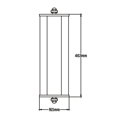 Versus West Coast Inspired Heavy Duty Mirror Kit - Aluminium Colour - VM2000