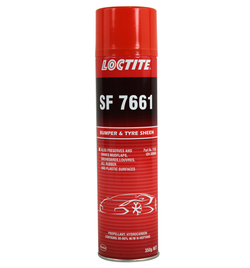 Loctite SF 7661 Bumper & Tyre Sheen - (Aerosol) 350G - Y182 (Pickup Only)