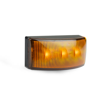 LED Autolamps 5025AM2 LED Amber Side Marker/Side Direction/Front End Outline Lamp with 3M Double Sided Tape Mount