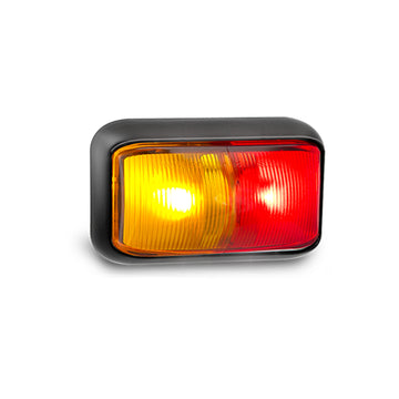 LED Autolamps 58ARM LED Amber/Red Side Marker Lamp