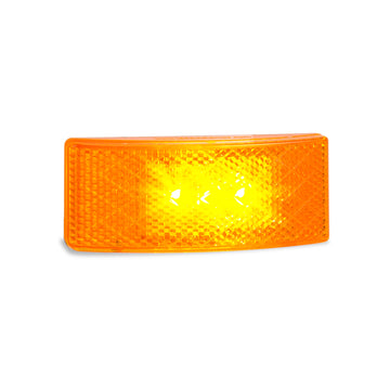 LED Autolamps EU38AMHD LED Amber Side Marker Lamp with Inbuilt Reflector and 3M Double Sided Tape Mount