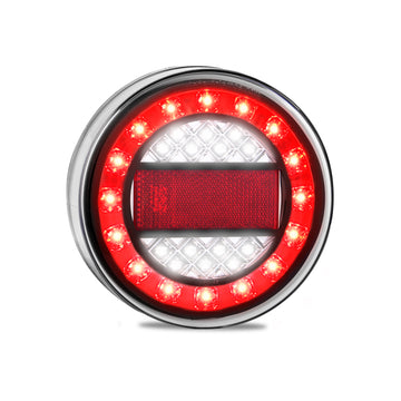 LED Autolamps MAXILAMPC1RXRE Maxilamp Single Round Rear Combination LED Lamp