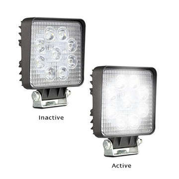 LED Autolamps FL1 LED High Powered Flood Lamp in Square Alloy Housing - 27 Watt Output