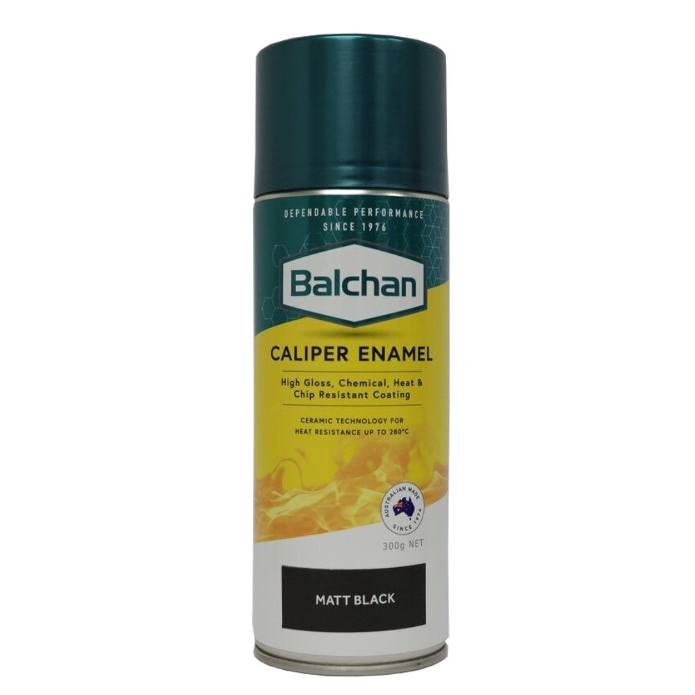 Balchan Caliper Spray Paint - Matt Black - BAL104105 (Pickup Only)