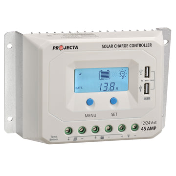 Projecta SC245 Automatic 45A 12/24V 4-Stage Smart Solar Charge Controller