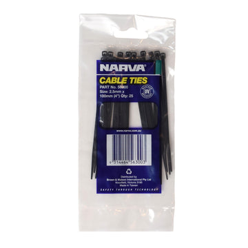 Narva Cable Tie 2.5 X 100mm (25 Pack) 56300