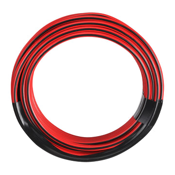 Narva 15A 4mm Twin Core Fig 8 Cable (4M) Red With Black Tracer 5824-4F8