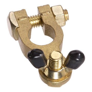 Projecta BT14-N1 Brass Wingnut Terminal Clamp, Negative