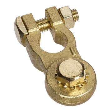 Projecta BT142H-N1 Brass Heavy Duty Stud Terminal Clamp, Negative