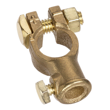 Projecta BT32-1 Brass End Entry Terminal Clamp, Positive