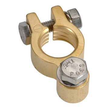 Projecta BT642-N1 Forged Brass Stud Terminal Clamp, Negative