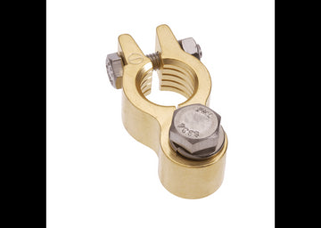 Projecta BT642H-N1 Forged Heavy Duty Brass Stud Terminal Clamp, Negative