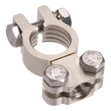 Projecta BT811-P1 Forged Satin Saddle Terminal Clamp, Positive