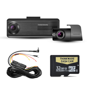 Thinkware F200 Pro Front and Rear Dash Cam with Hardwiring Kit and 32GB SD Card - F200PD32