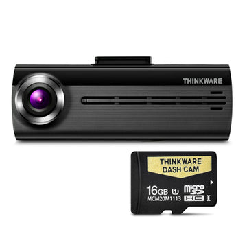 Thinkware F200 Full HD Front Only Dash Cam with 16GB SD Card - F20016